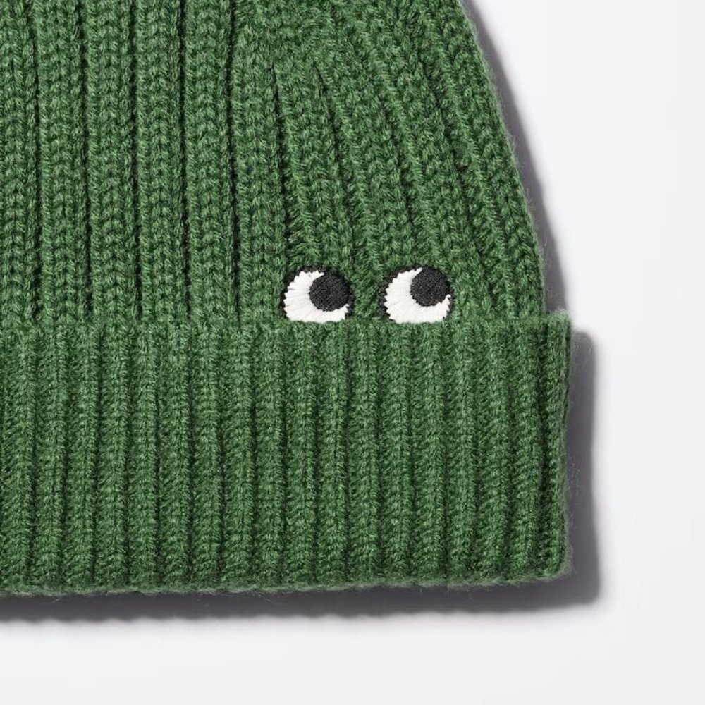 Uniqlo x Anya Hindmarch Heattech Beanie - Green - Picture 3 of 6